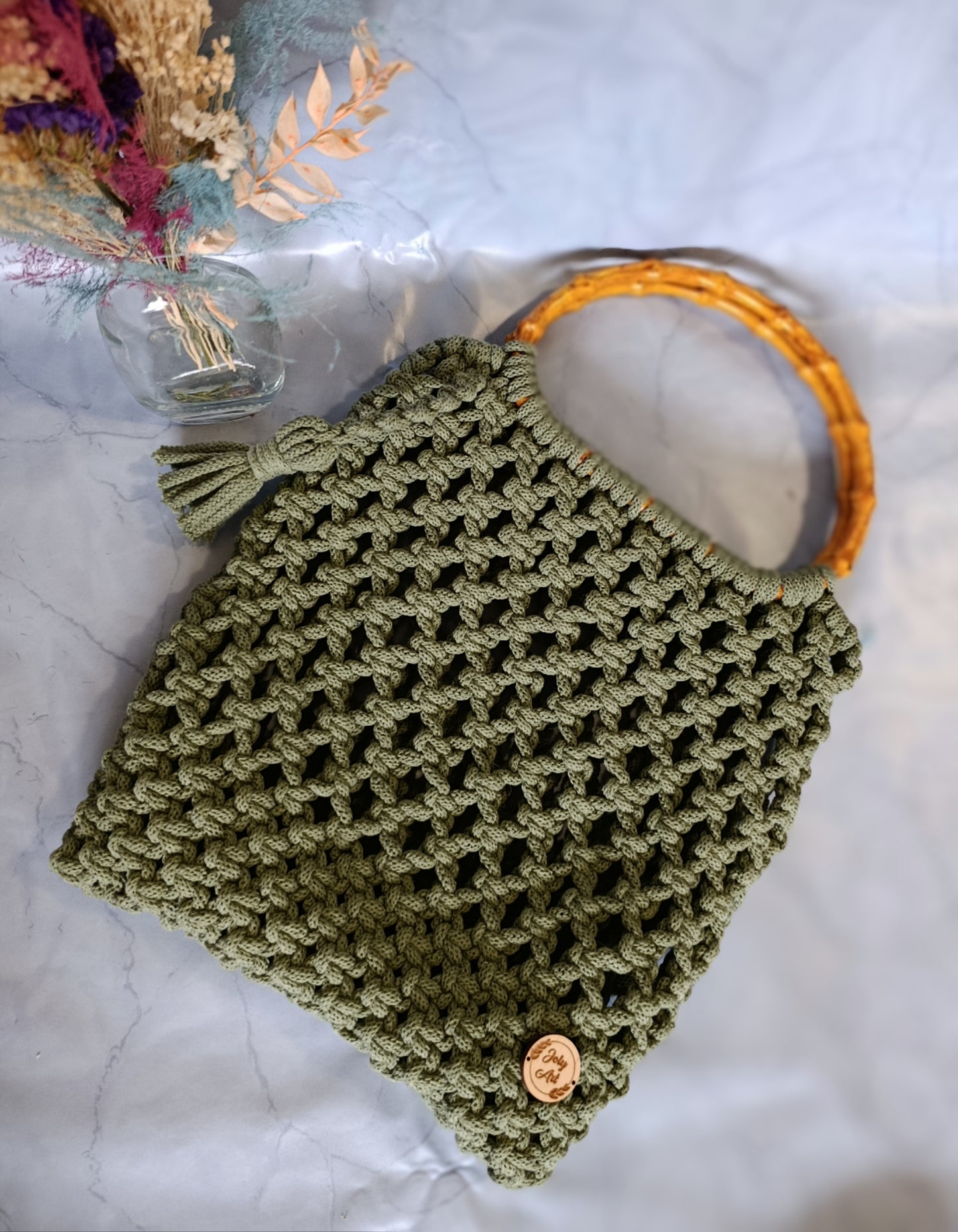 Sac d'été macramé