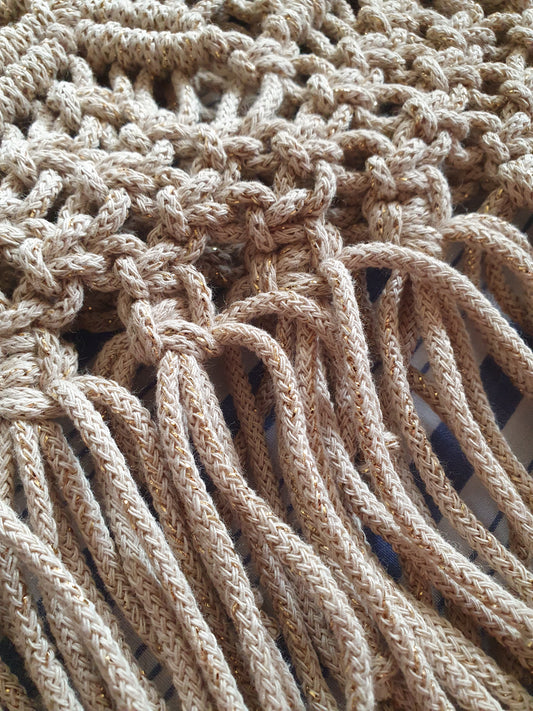 Sac Fourr-tout Beige Dorée