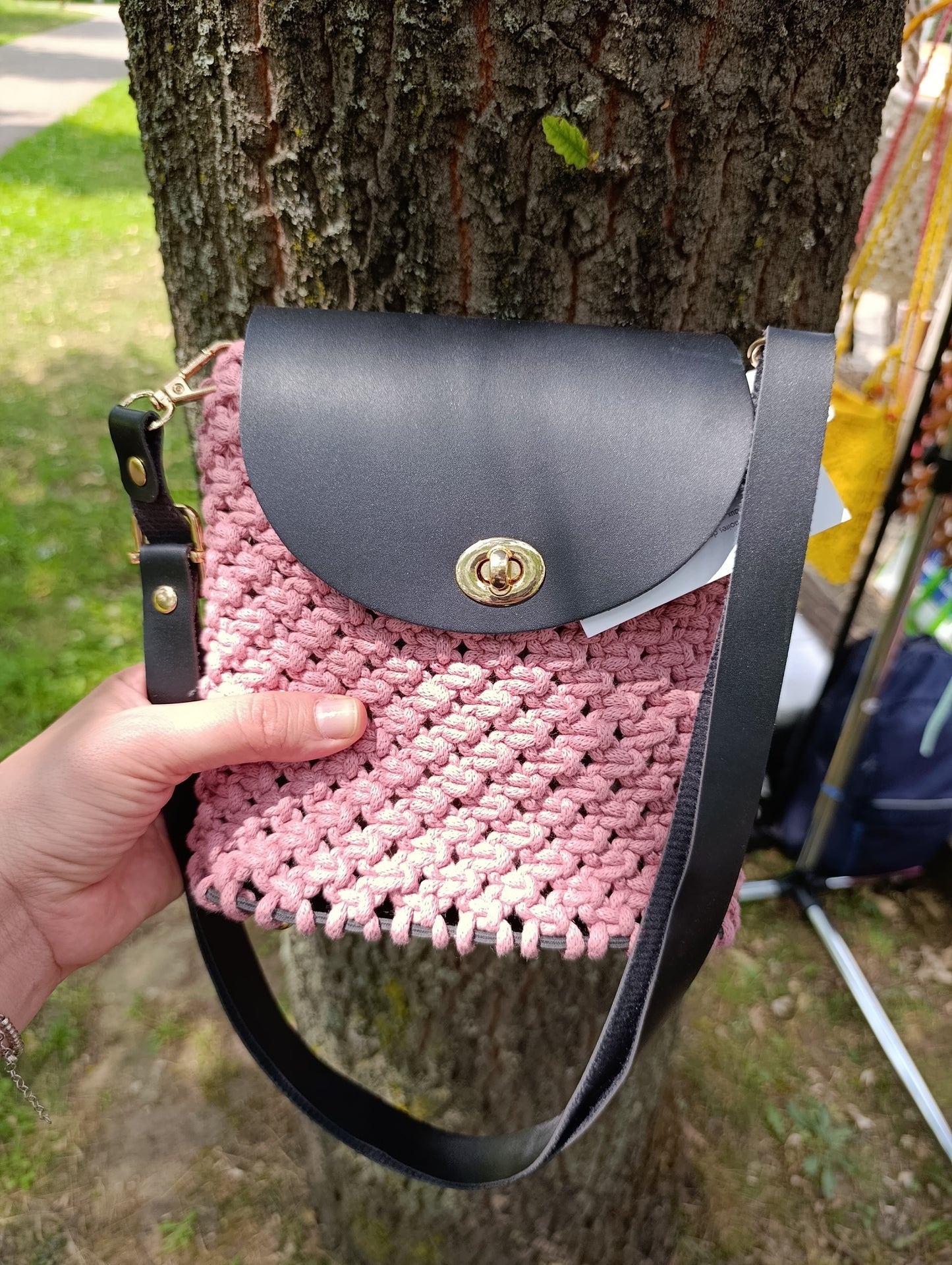 Le sac Rosé noir