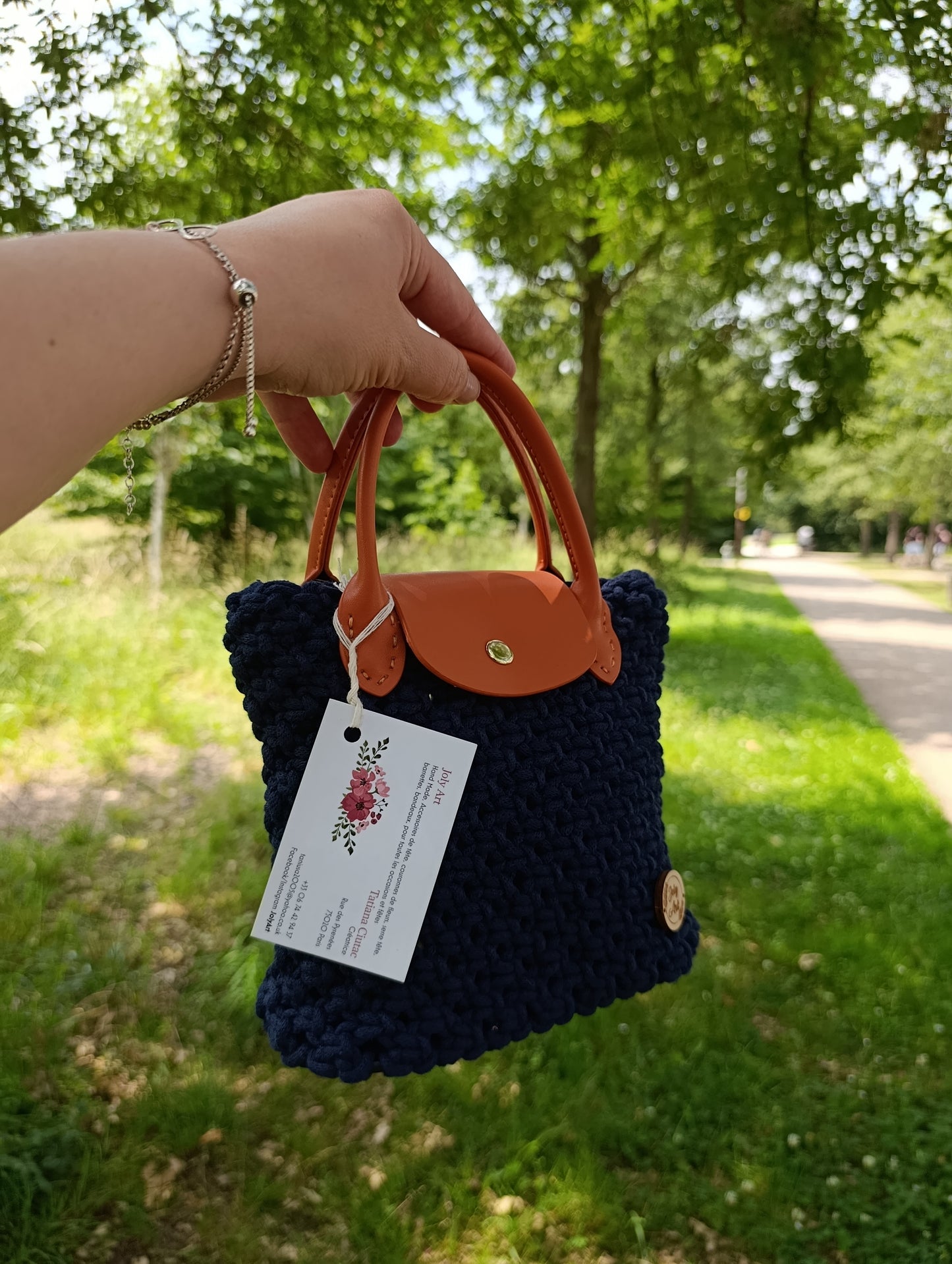 Mini sac bleu marine