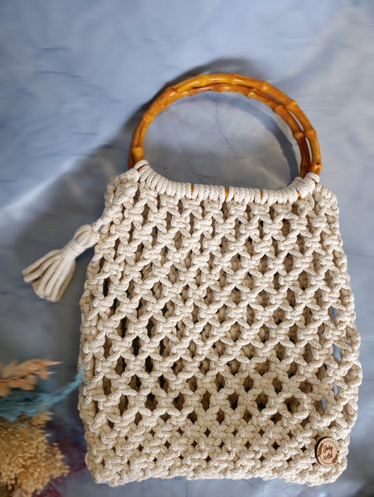 Sac d'été macramé
