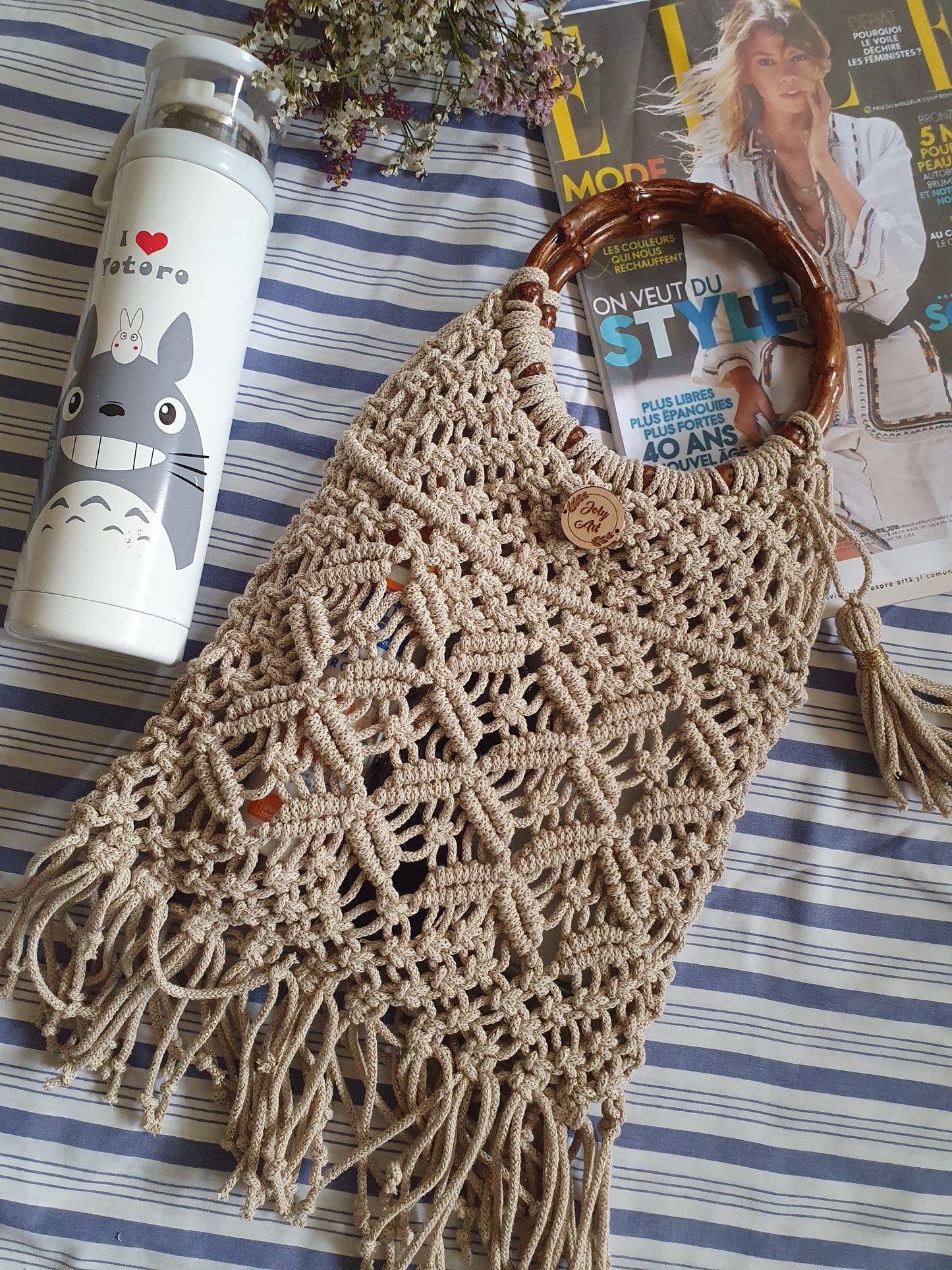 Sac Fourr-tout Beige Dorée