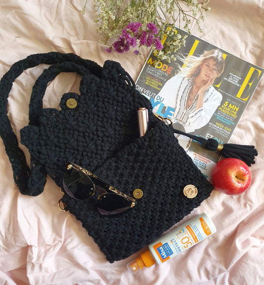 Sac bandoulière Noir