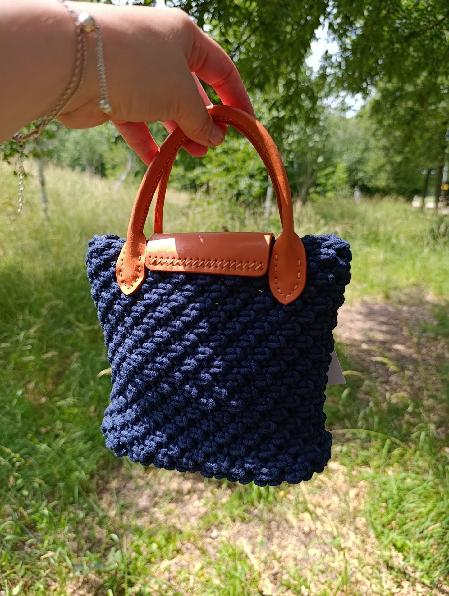 Mini sac bleu marine