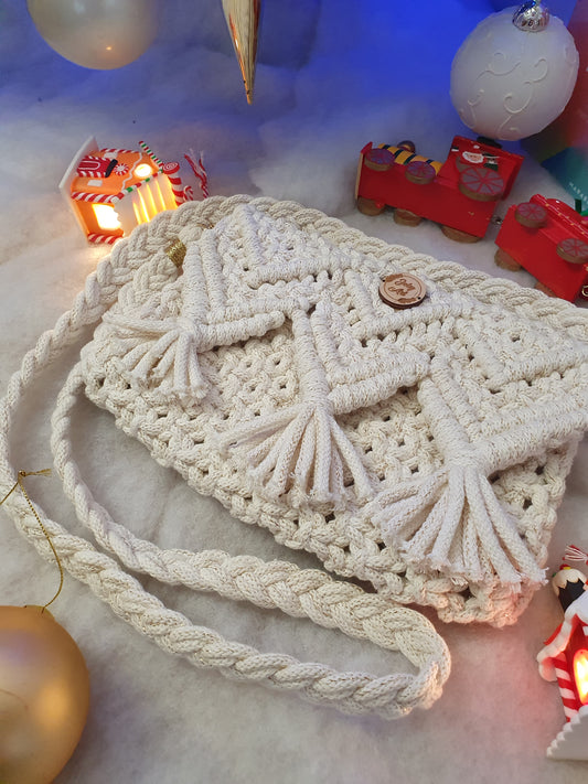 Sac bandoulière Blanc doré