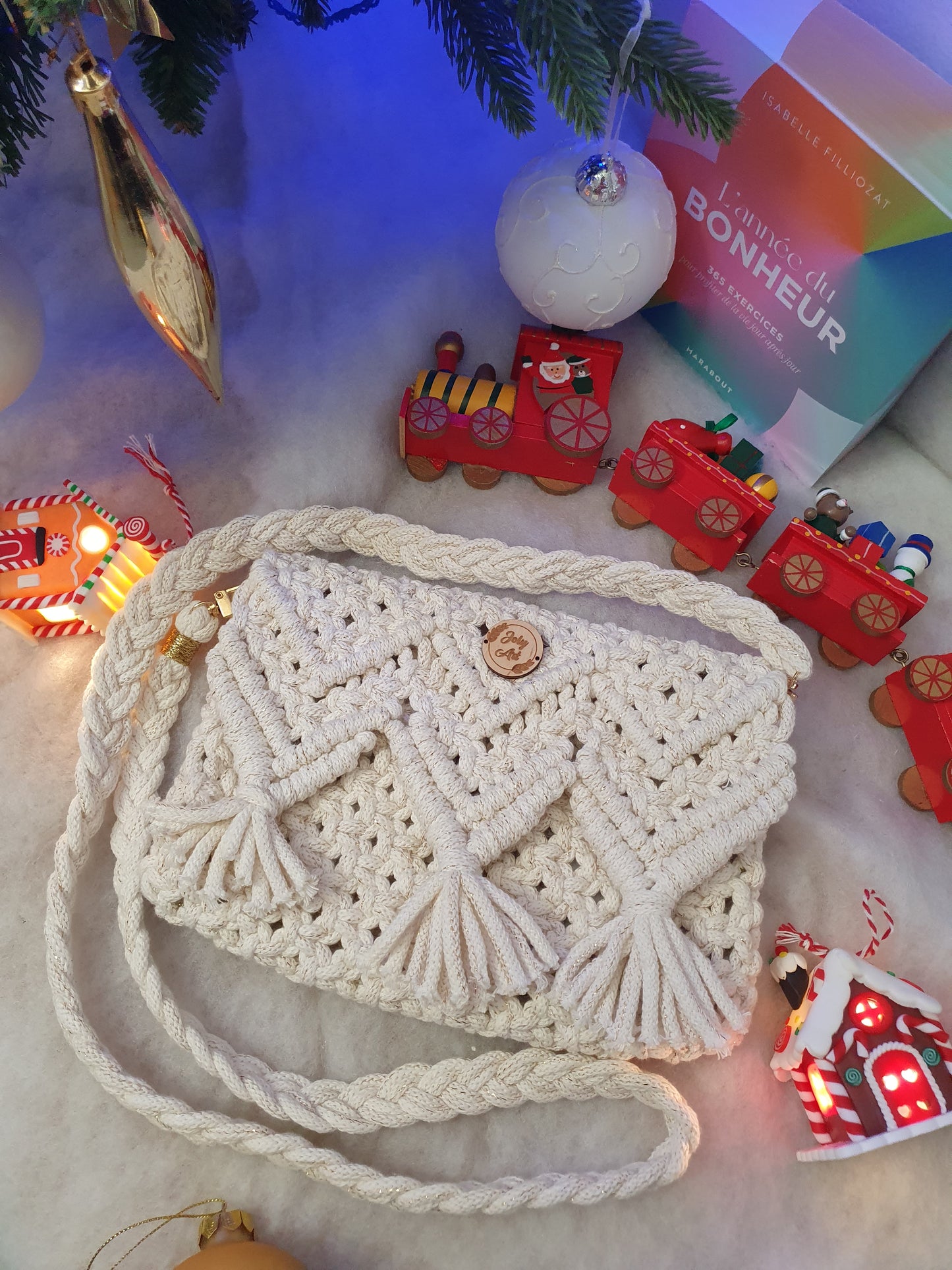 Sac bandoulière Blanc doré