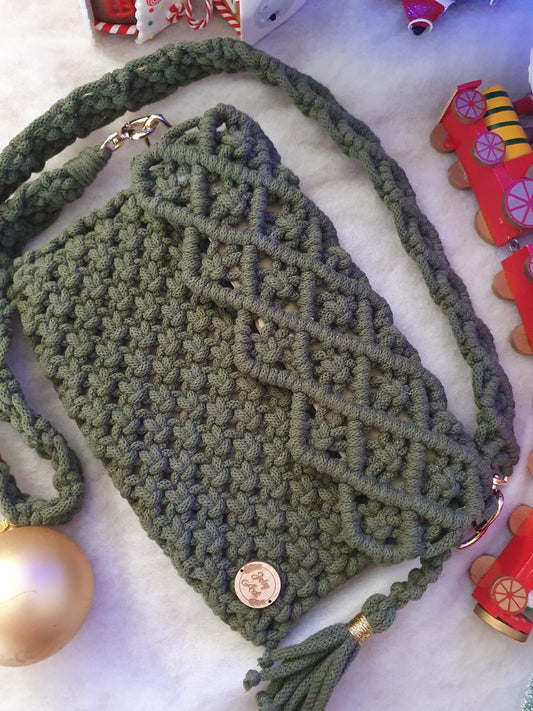 Sac bandoulière Vert Eucalyptus