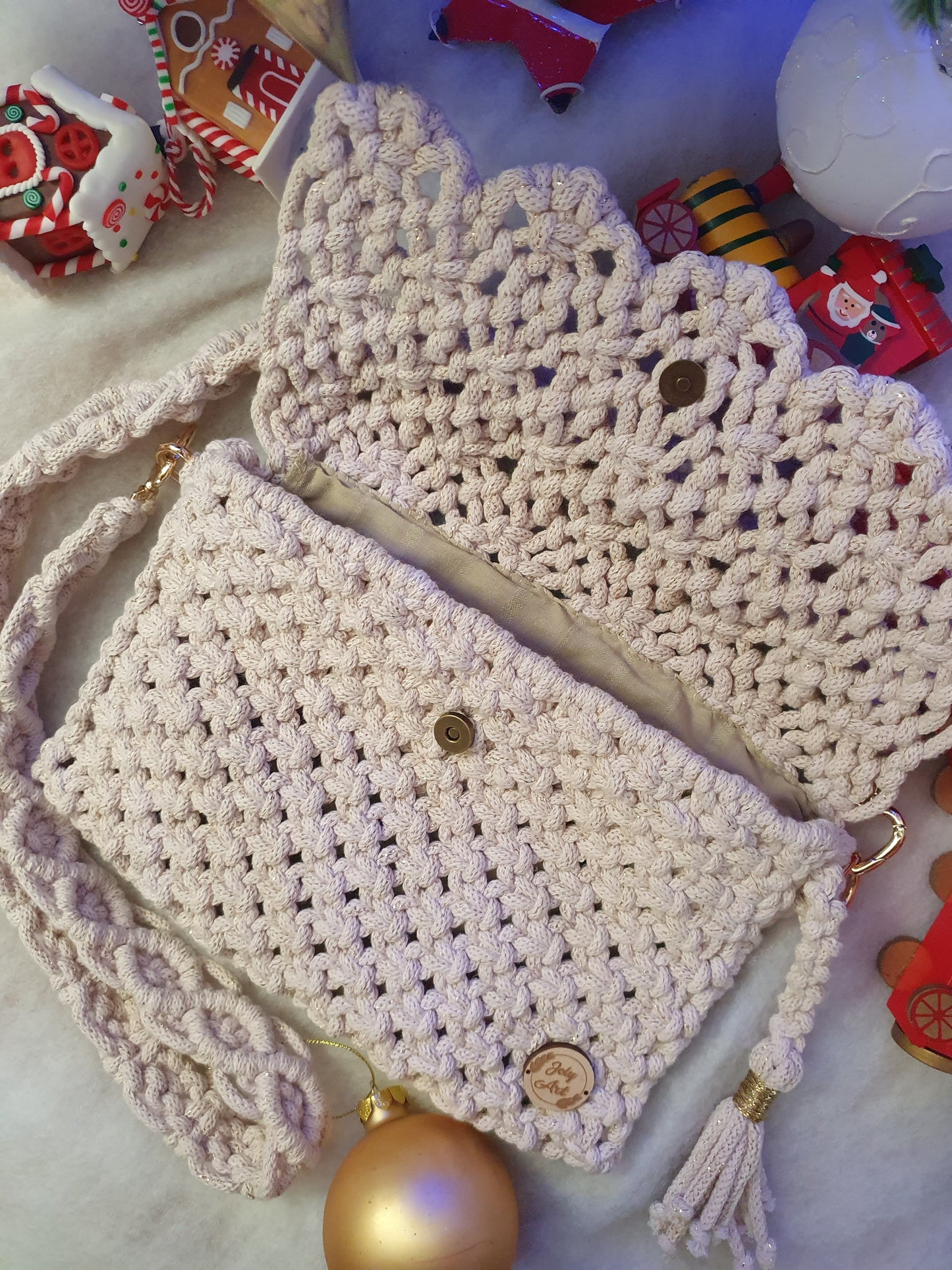 Sac à main Crème
