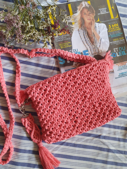 Sac bandoulière Rose