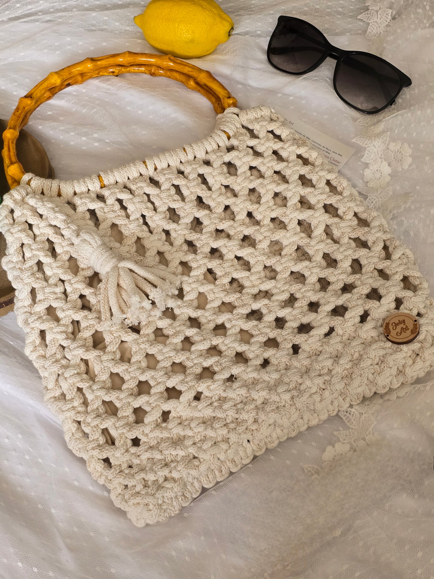 Sac d'été macramé