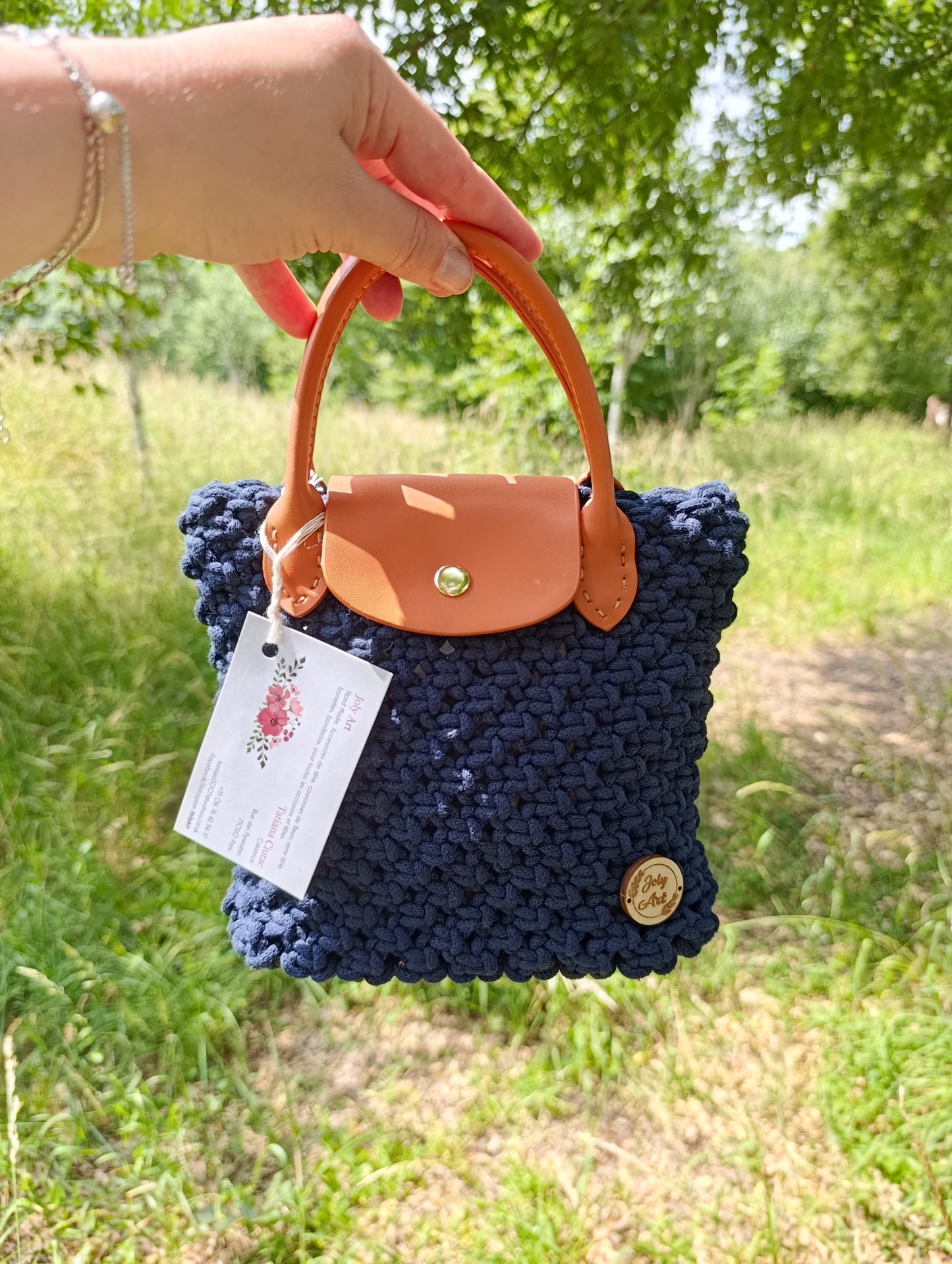 Mini sac bleu marine