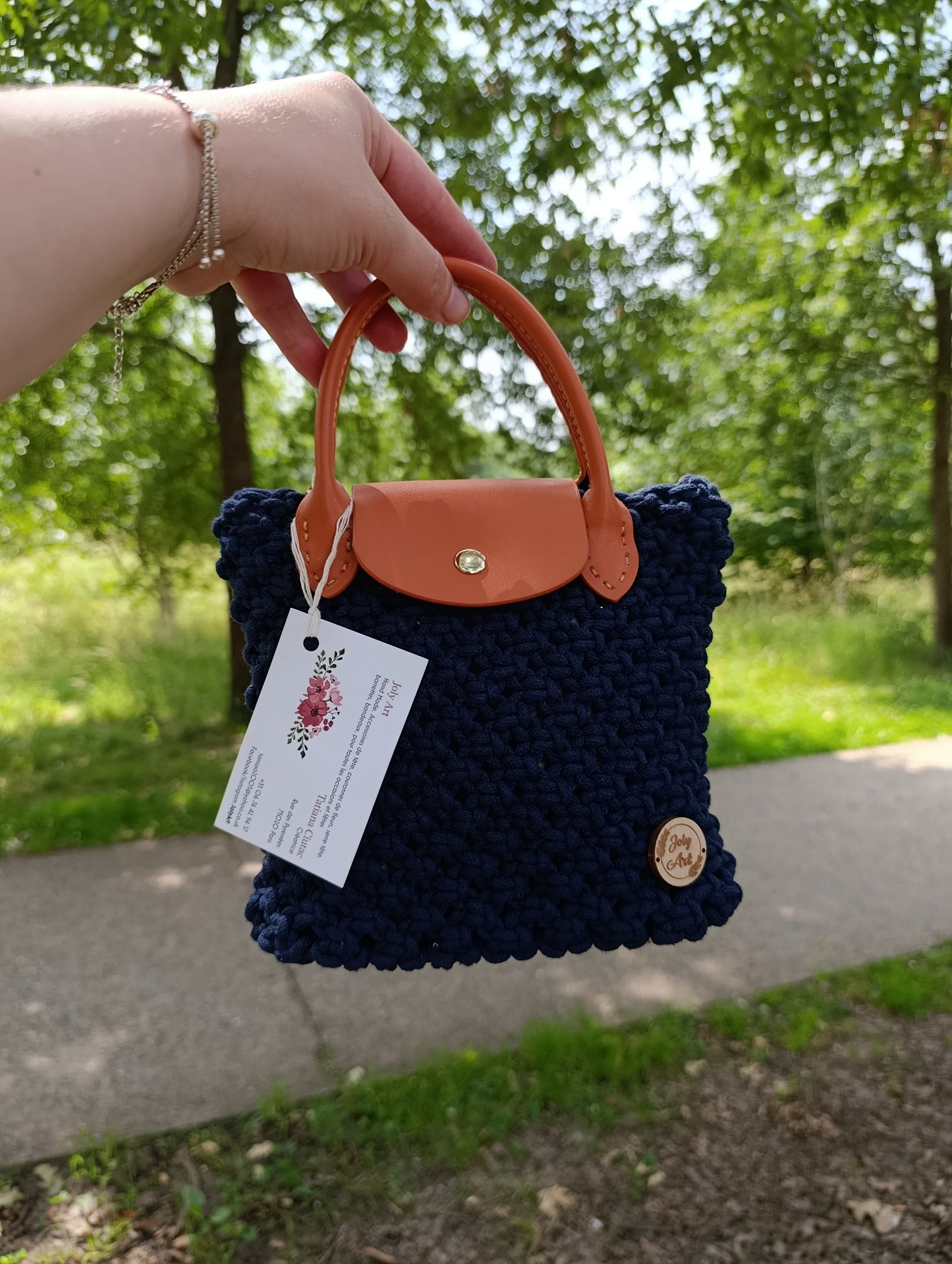 Mini sac bleu marine