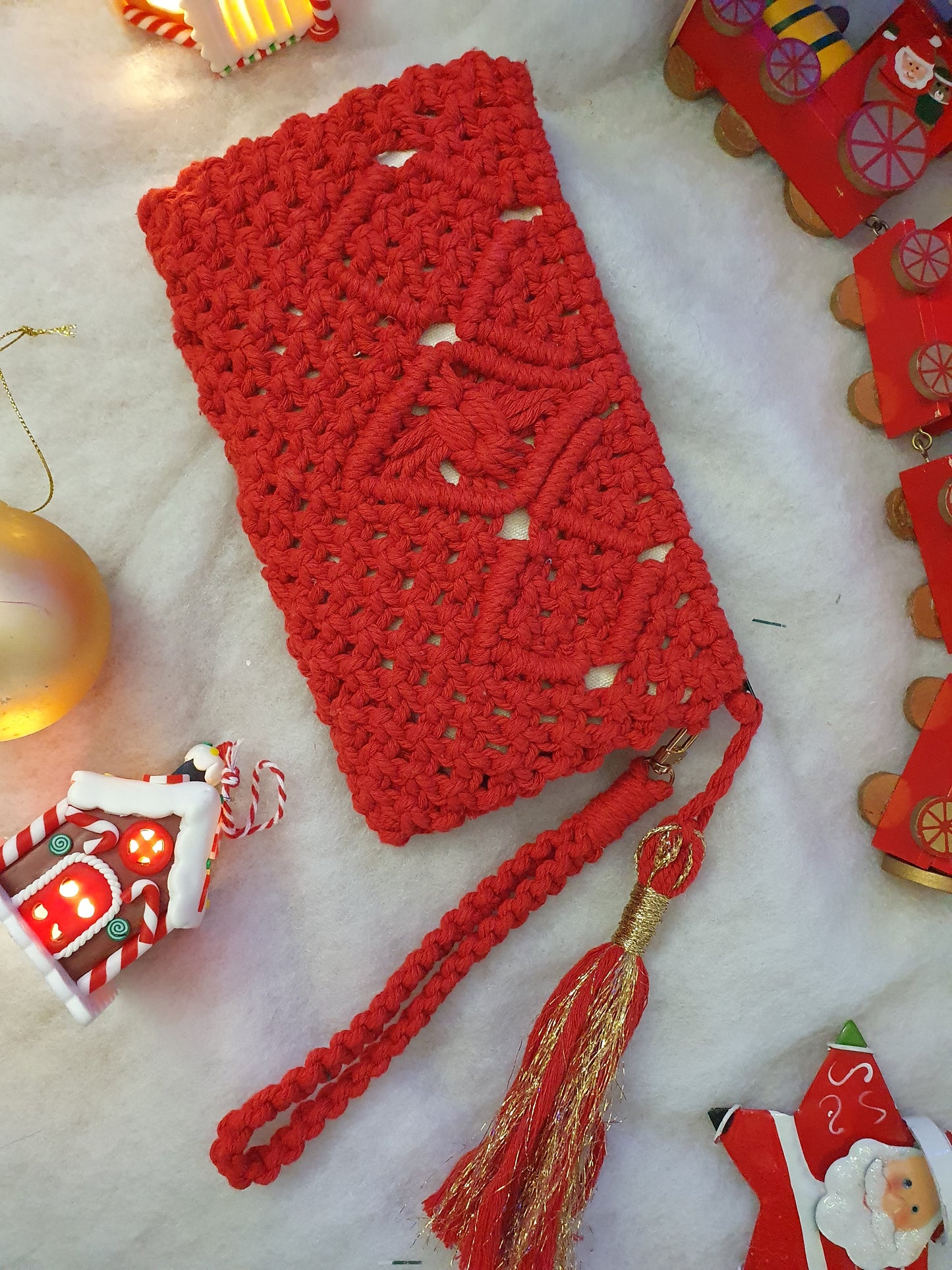 Sac pochette Rouge