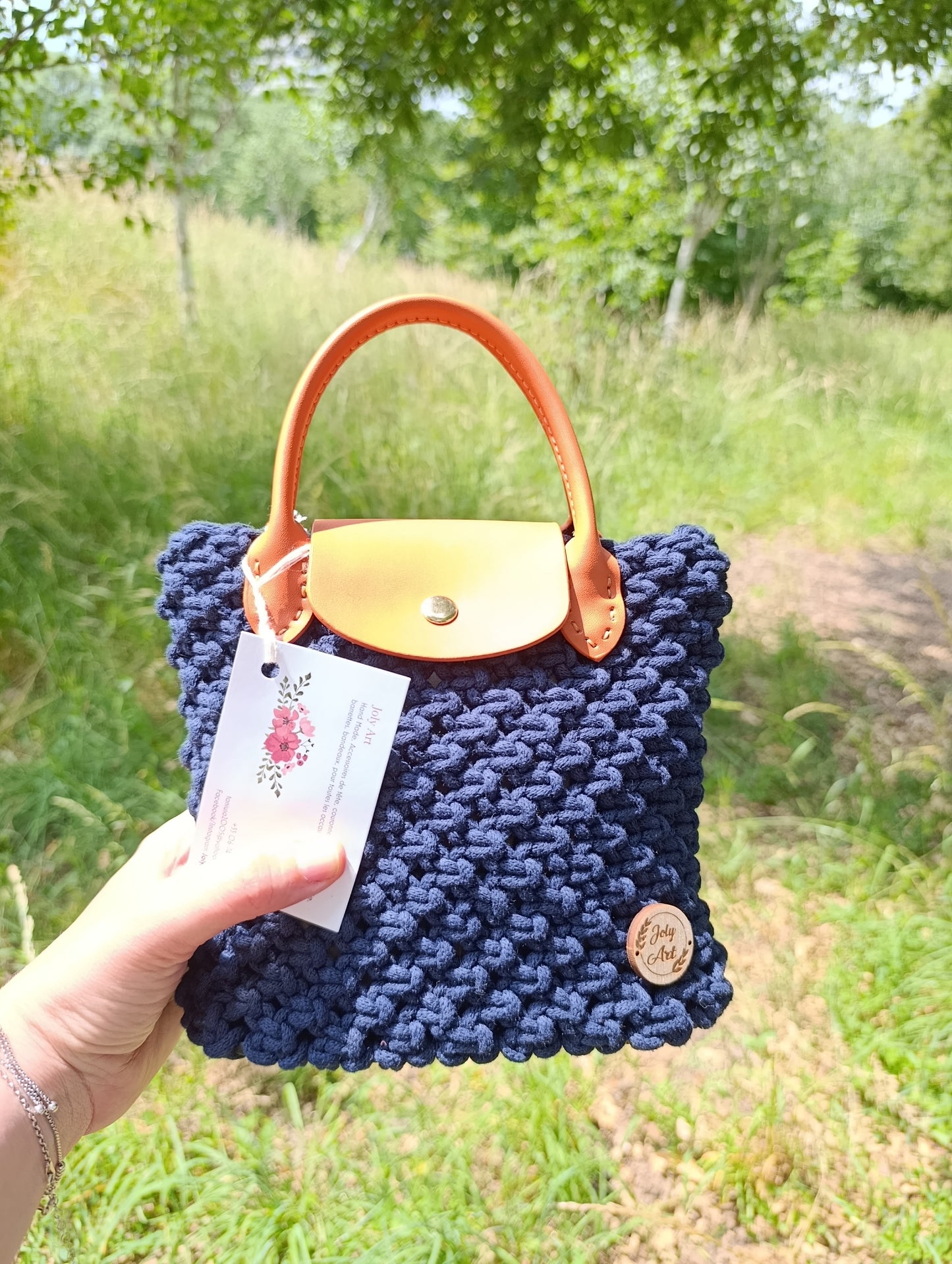 Mini sac bleu marine