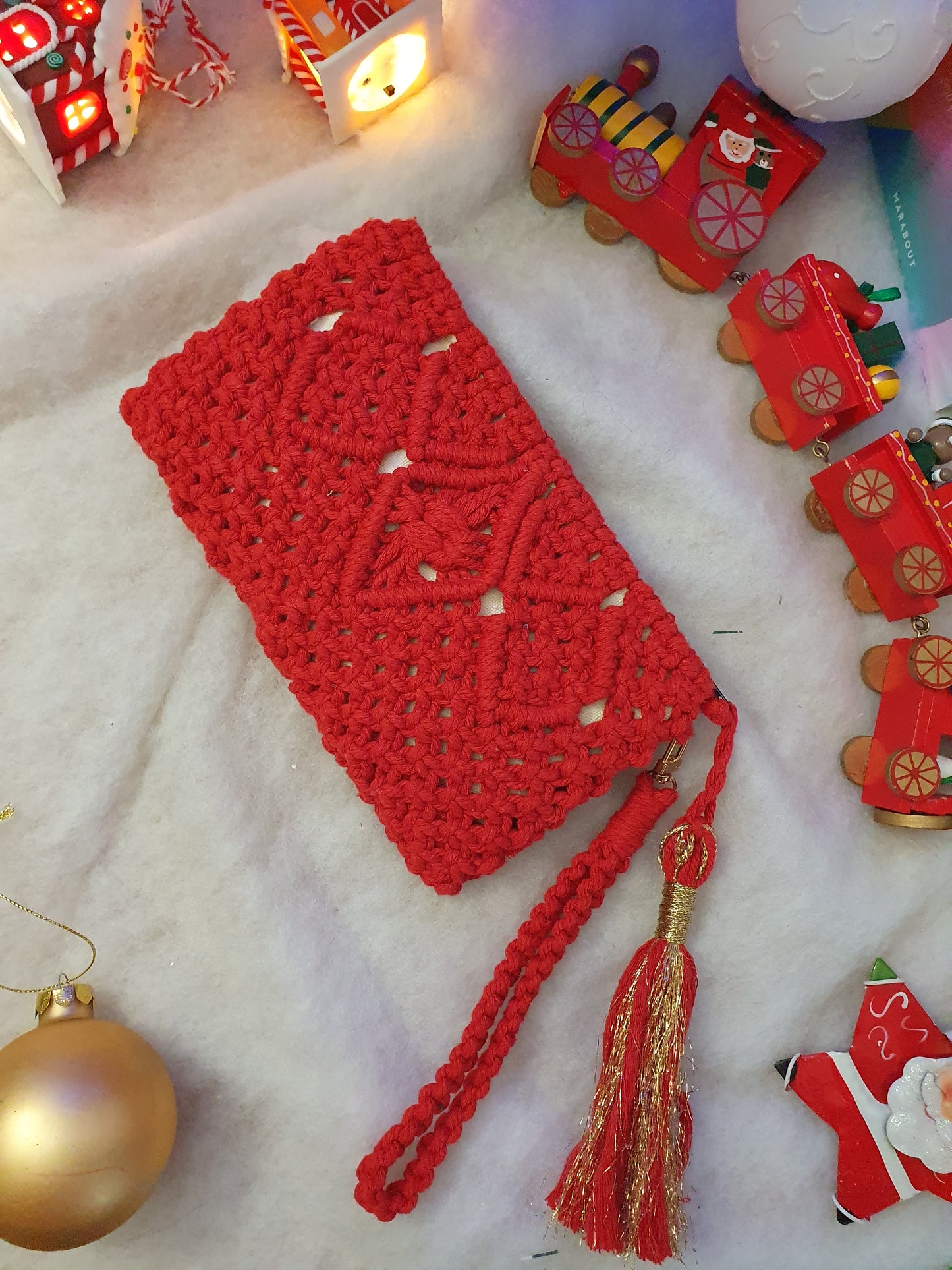 Sac pochette Rouge