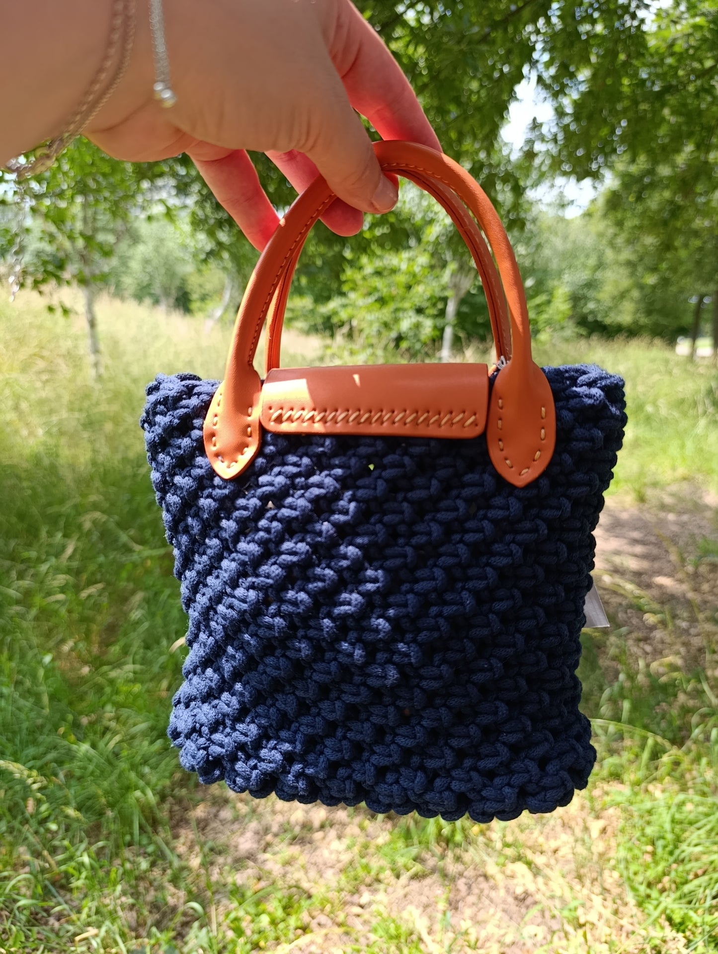 Mini sac bleu marine