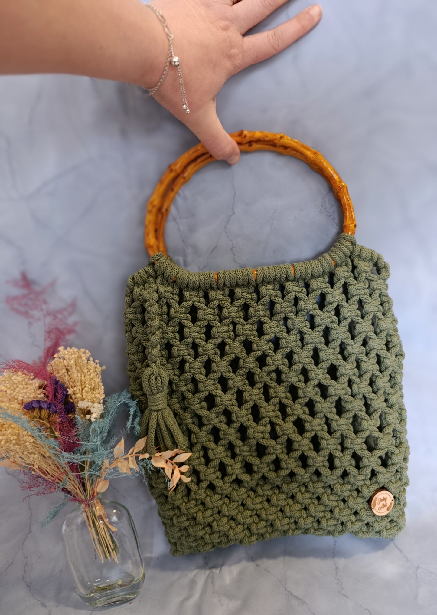 Sac d'été macramé