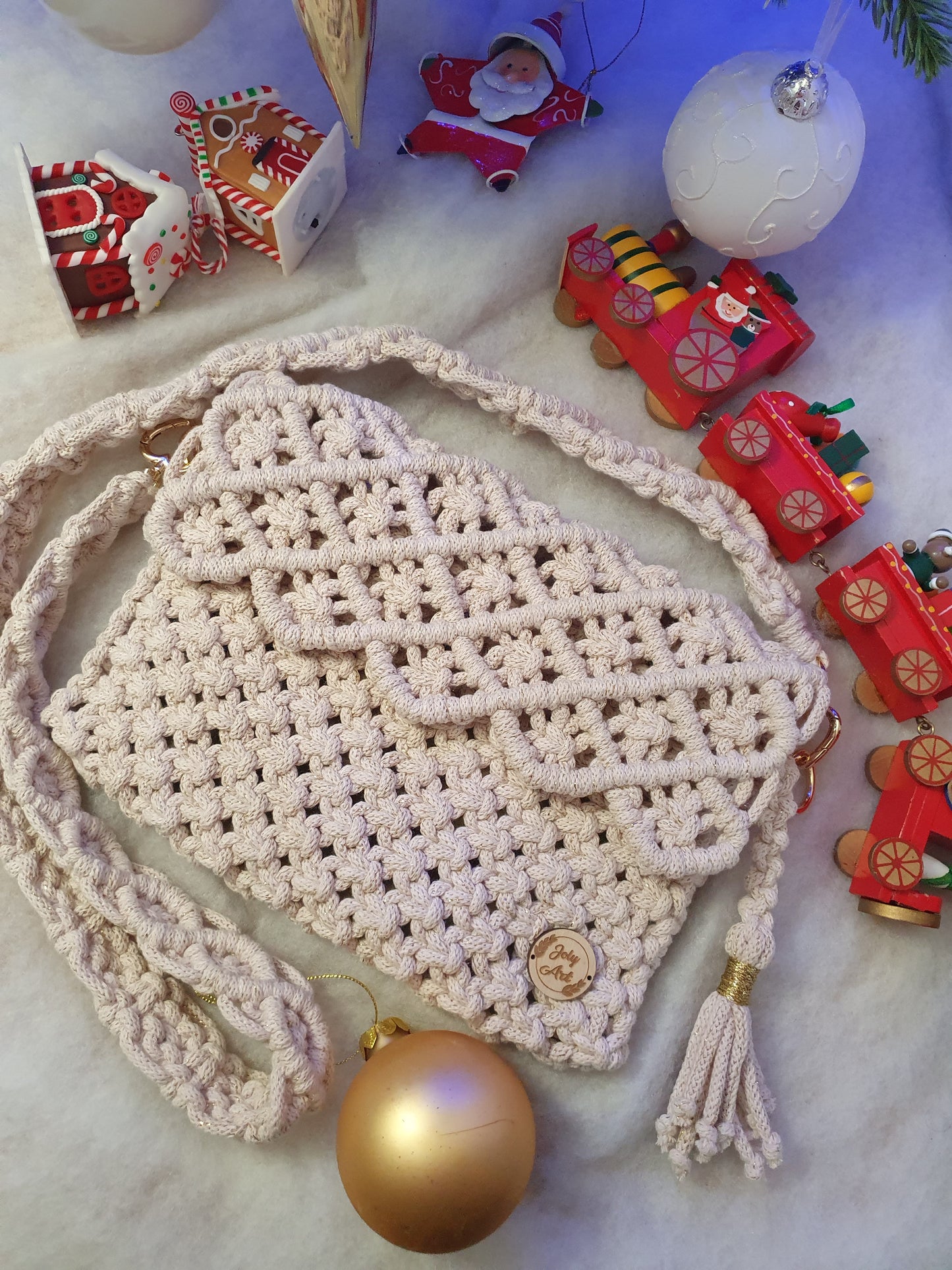 Sac à main Crème