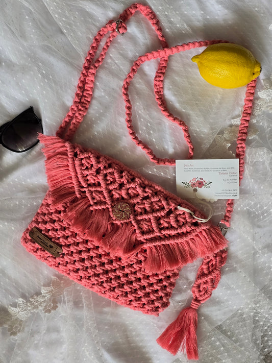 Sac bandoulière Rose