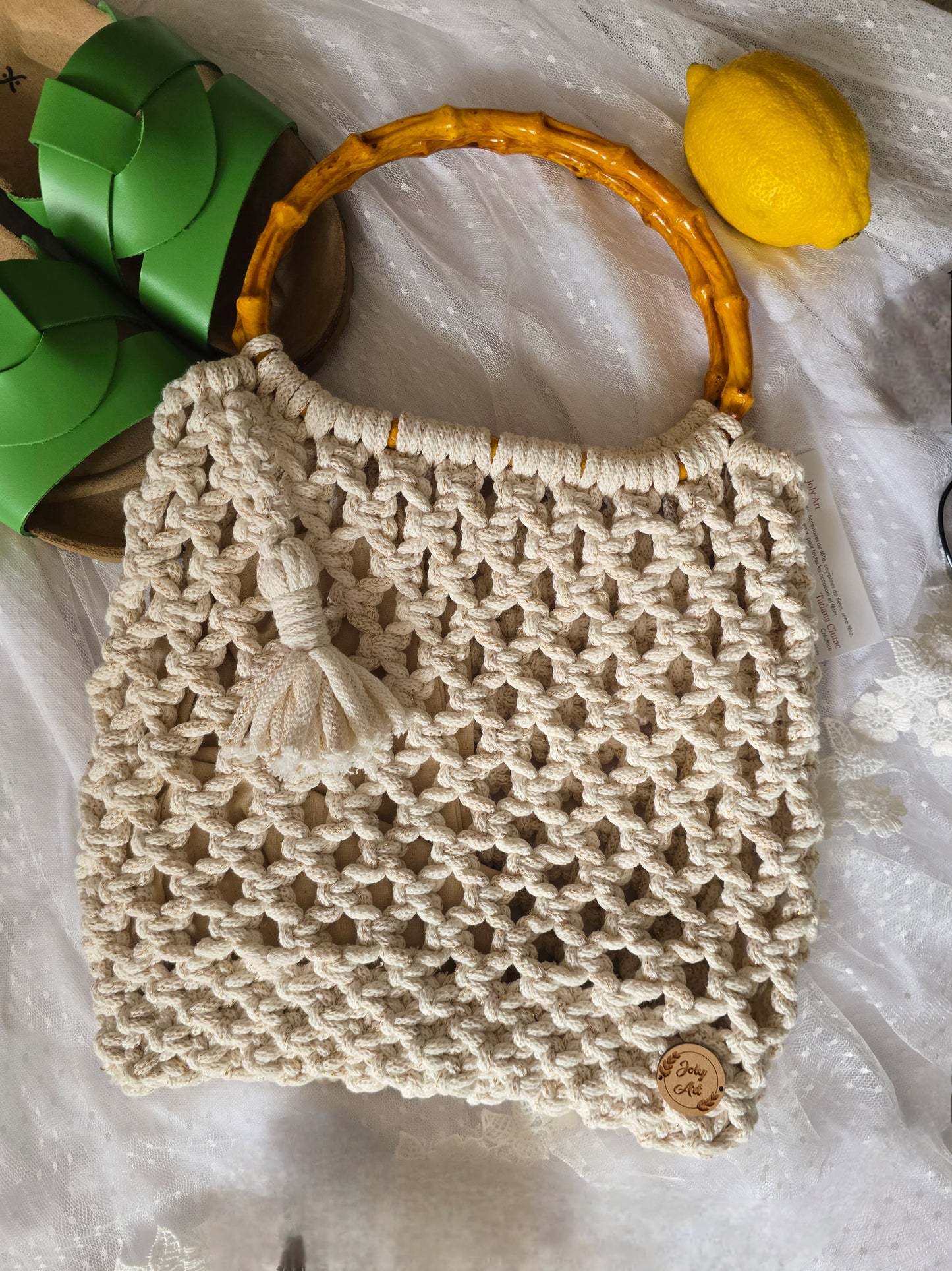 Sac d'été macramé