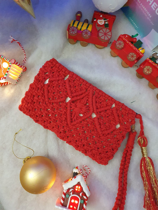 Sac pochette Rouge