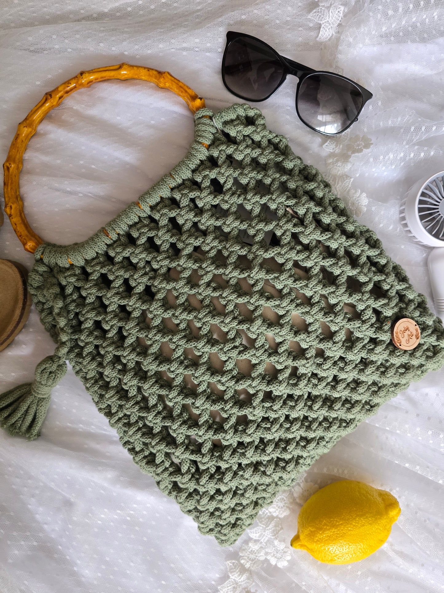Sac d'été macramé