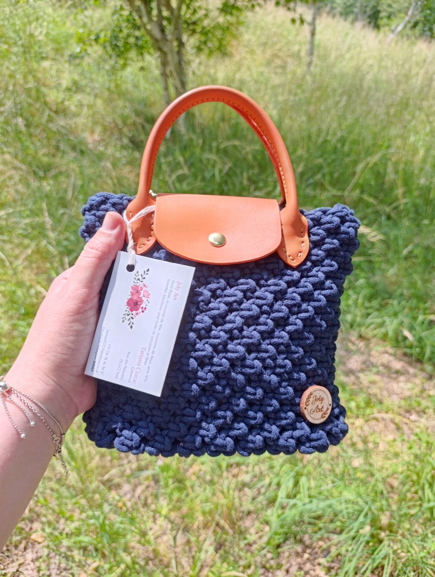 Mini sac bleu marine