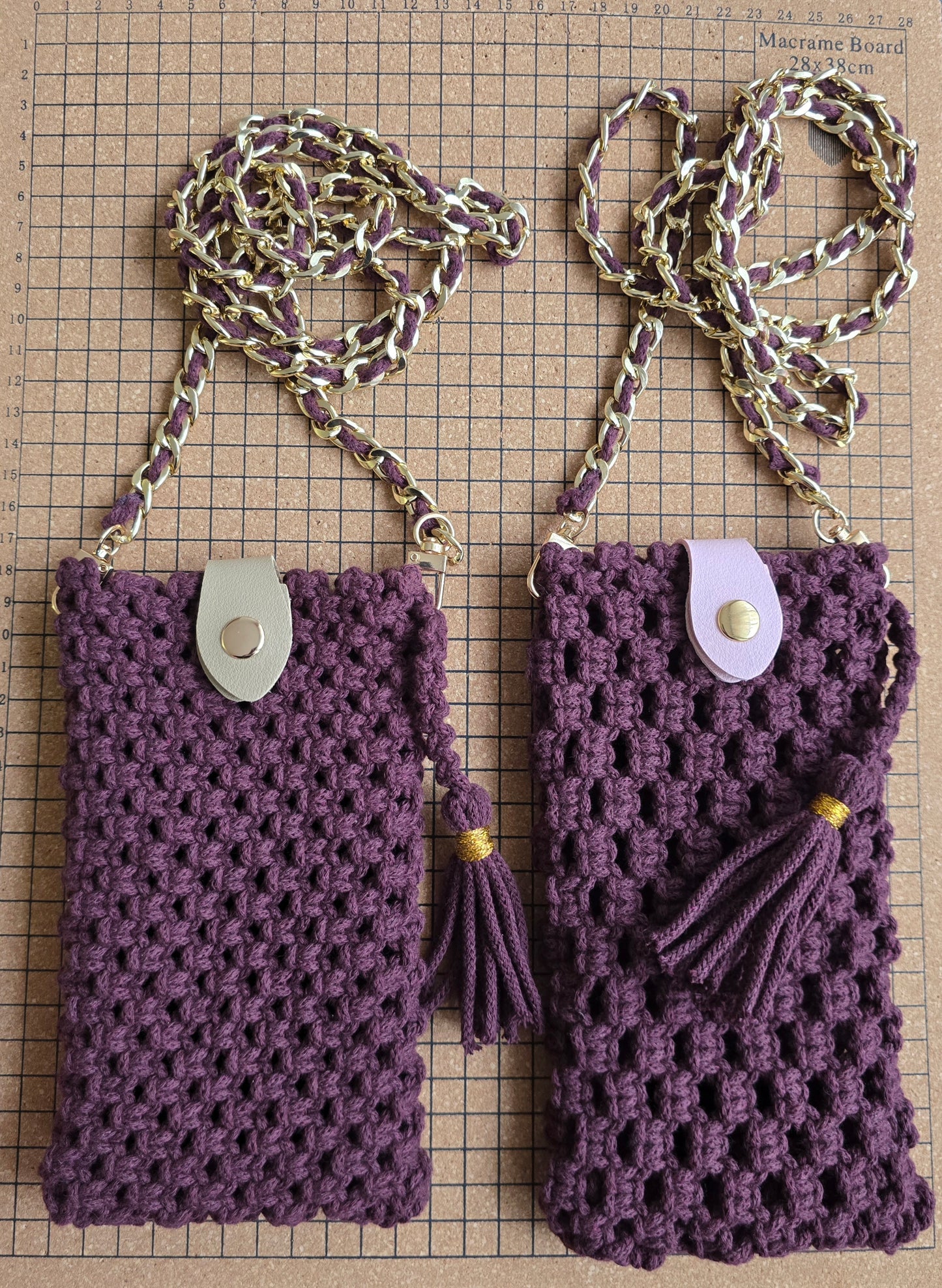 Sac pour téléphone portable vin rouge