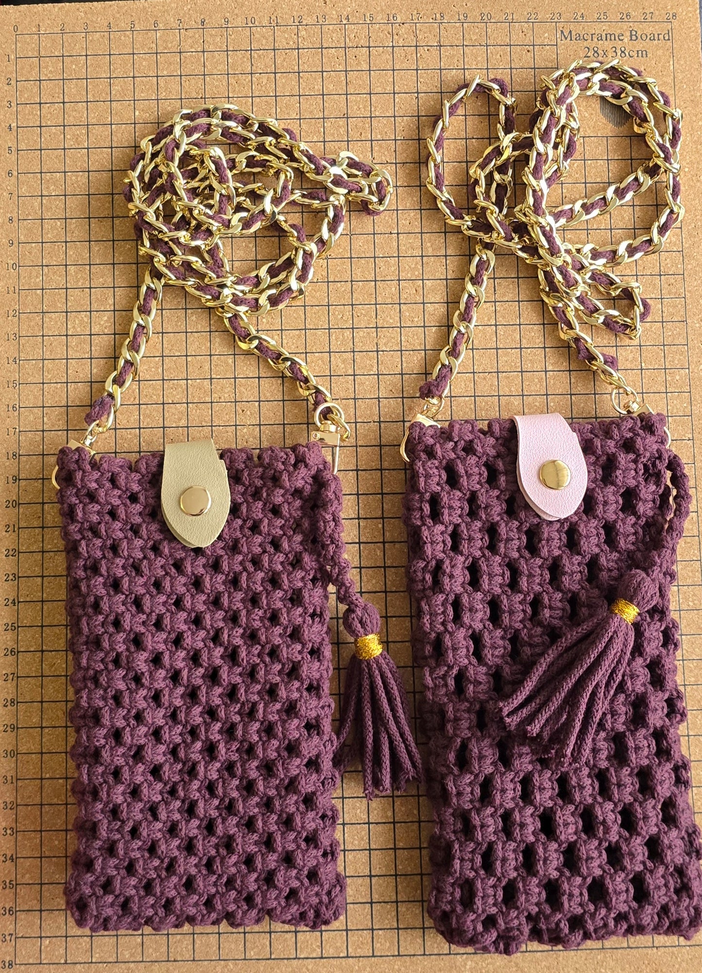 Sac pour téléphone portable vin rouge