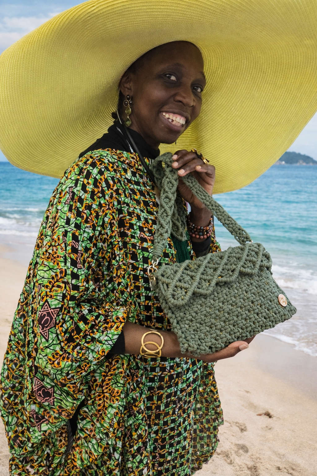 Sac bandoulière Vert Eucalyptus