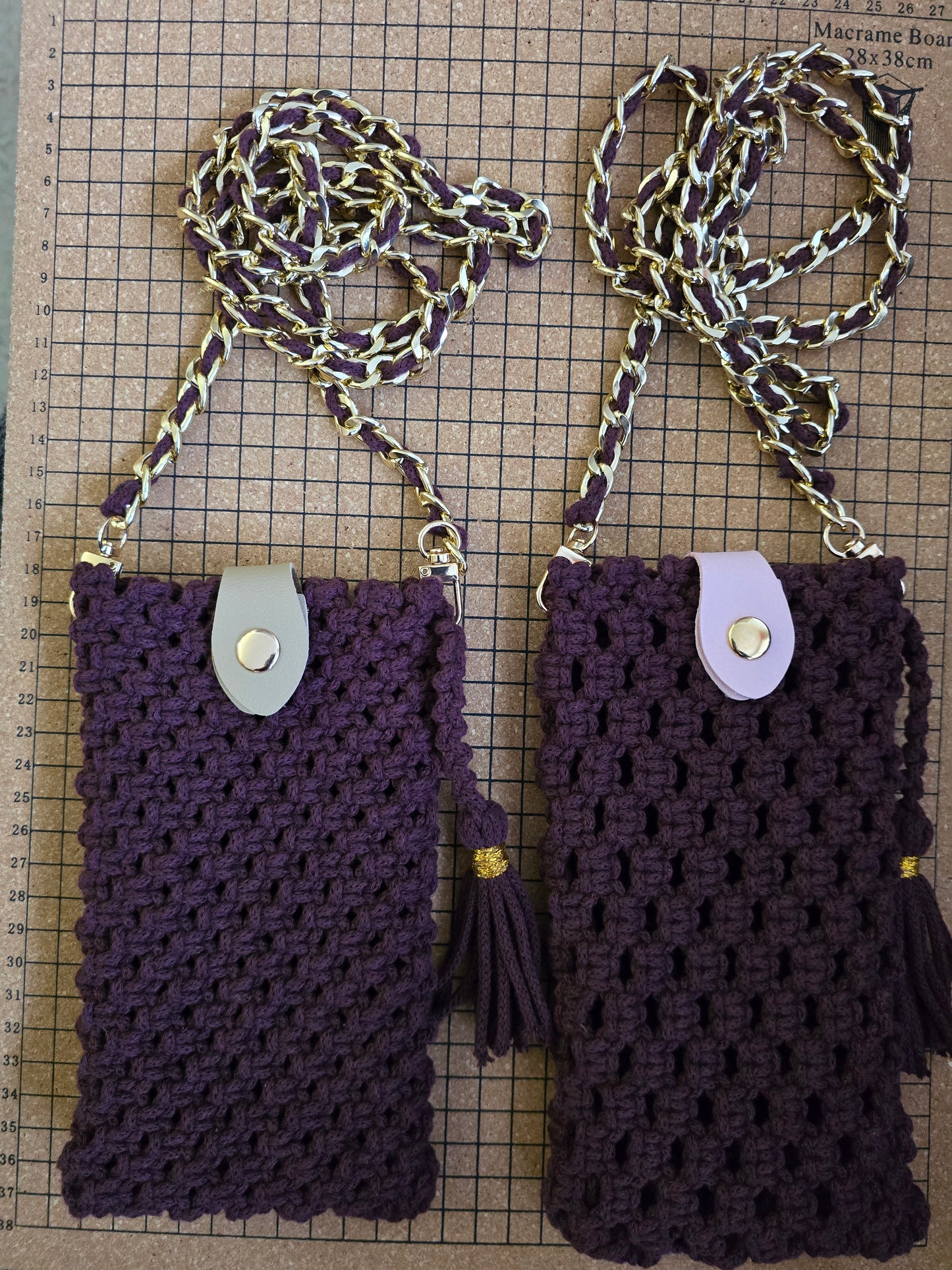 Sac pour téléphone portable vin rouge