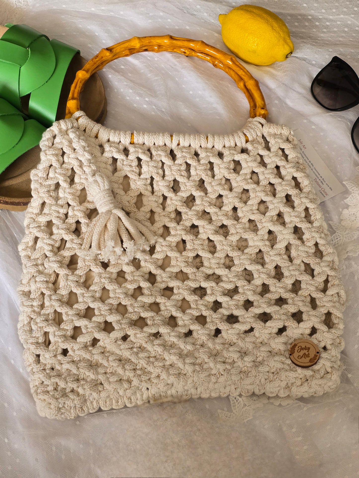 Sac d'été macramé