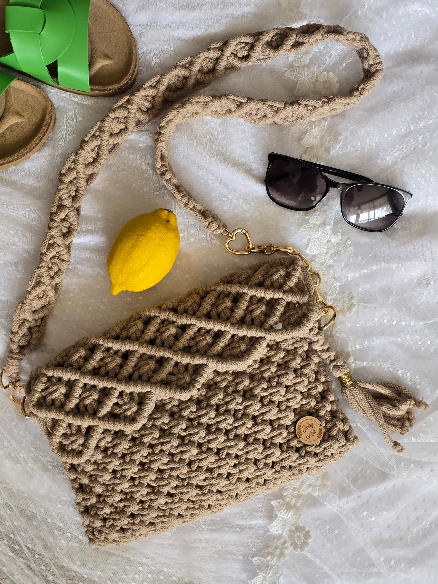 Sac bandoulière Beige