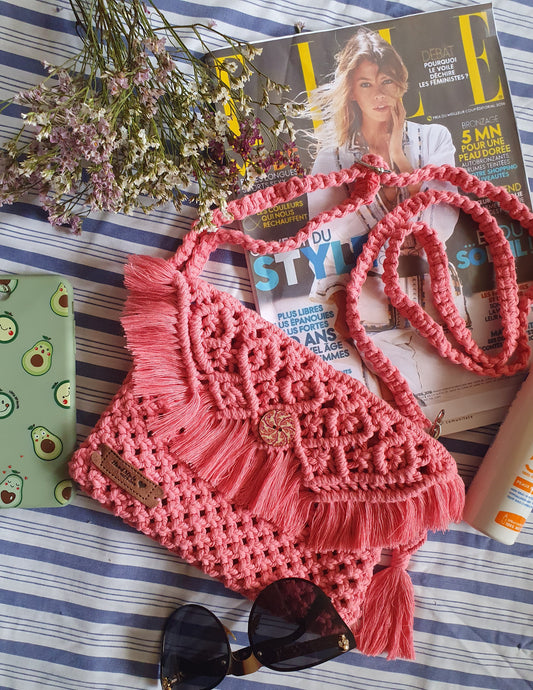 Sac bandoulière Rose