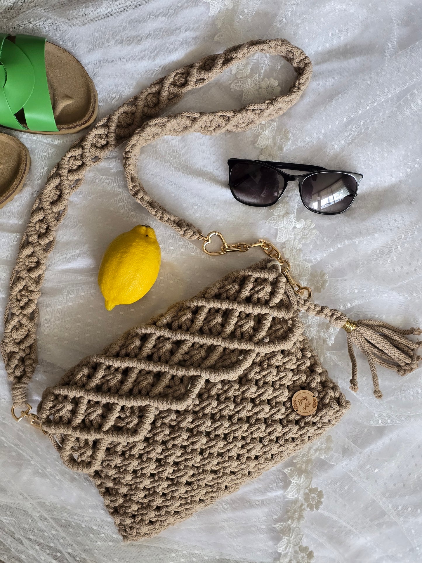 Sac bandoulière Beige